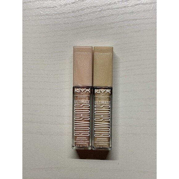 (2) NYX Professional Makeup Ultimate Glow Shots Highkey Lychee Grapefruit Glow - Picture 2 of 7